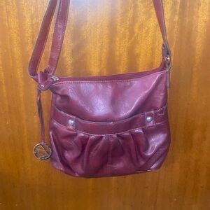 Style & Co. - burgundy- faux keather Crossbody Bag